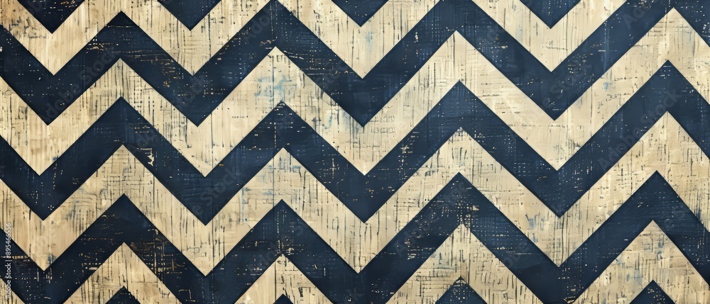 Panoramic close-up, high detail scan of textured chevron pattern, Generative AI Panoramic close-up, high detail scan of textured chevron pattern, Generative AI
