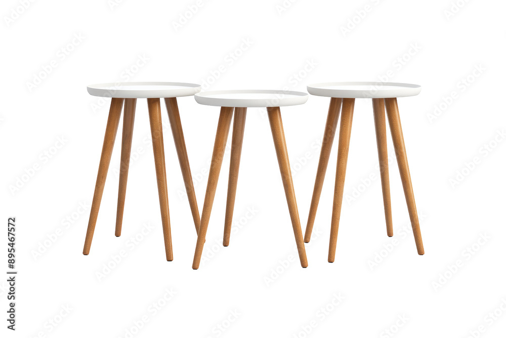Nesting Coffee Tables with Marble Finish Tops isolated on transparent background Nesting Coffee Tables with Marble Finish Tops isolated on transparent background