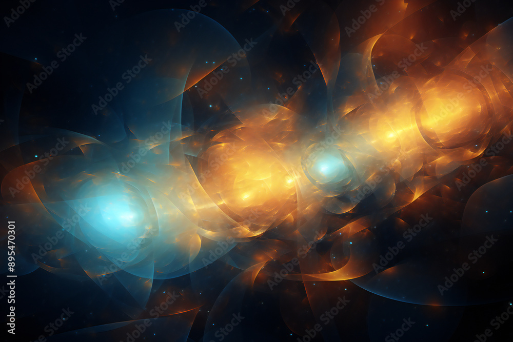 Obraz premium Abstract Energy Background background illustration