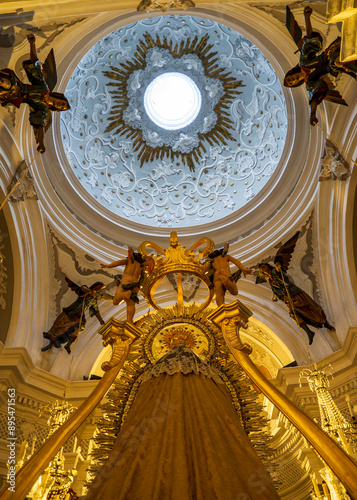 Capilla de la virgen de los remedios en la ermita de Fregenal de la sierra, España photo