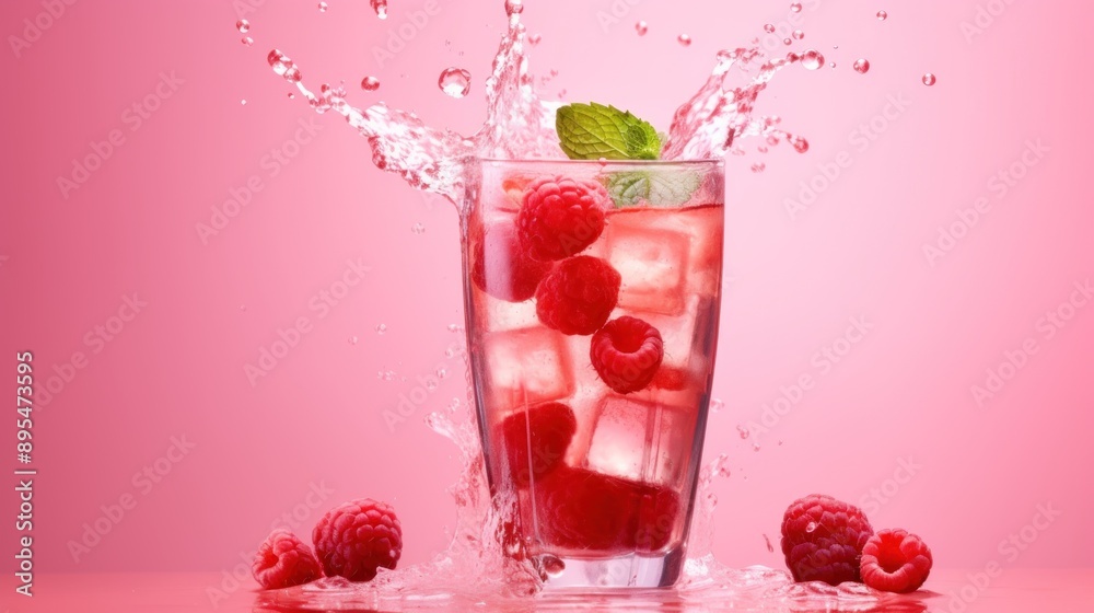 Refreshing Raspberry Drink Refreshing Raspberry Drink