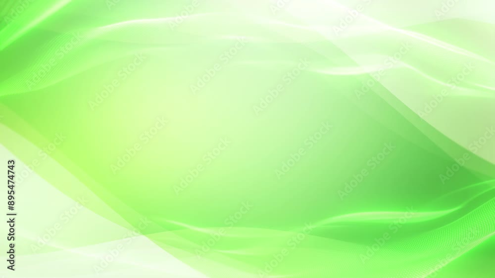 abstract green background with flowing curves and a soft gradient.