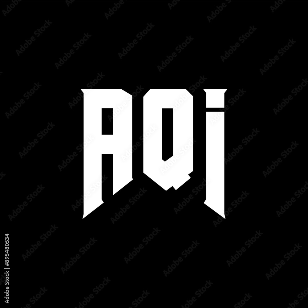 AQI letter logo design for technology company. AQI logo design black and white color combination. AQI logo, AQI vector, AQI design, AQI icon, AQI alphabet. AQI typography logo design. AQI letter logo design for technology company. AQI logo design black and white color combination. AQI logo, AQI vector, AQI design, AQI icon, AQI alphabet. AQI typography logo design.