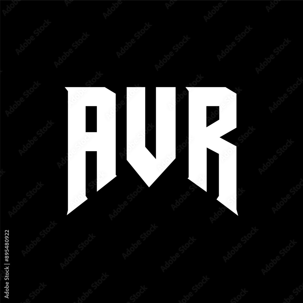 AVR letter logo design for technology company. AVR logo design black ...