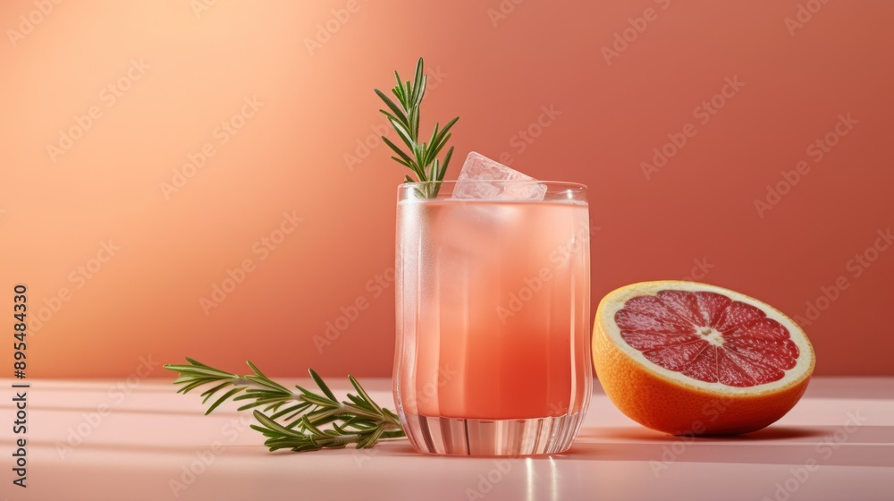 Refreshing Summer Cocktail with Rosemary and Grapefruit Refreshing Summer Cocktail with Rosemary and Grapefruit