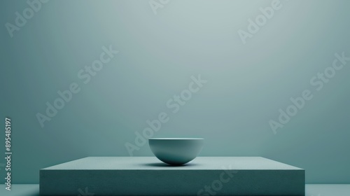 3D render of an object on a dais, minimalist base design, sleek and modern, front view, studio lighting, high detail
