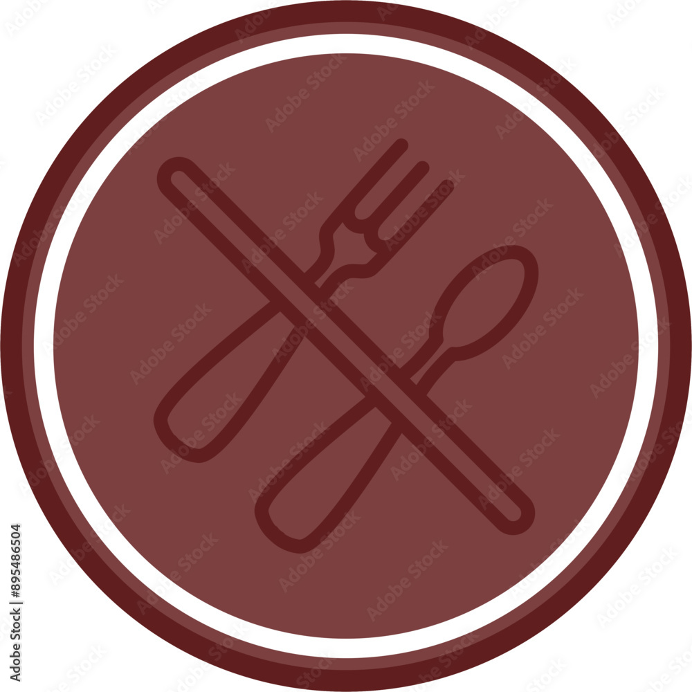 fast Vector Line Double Circle Maroon