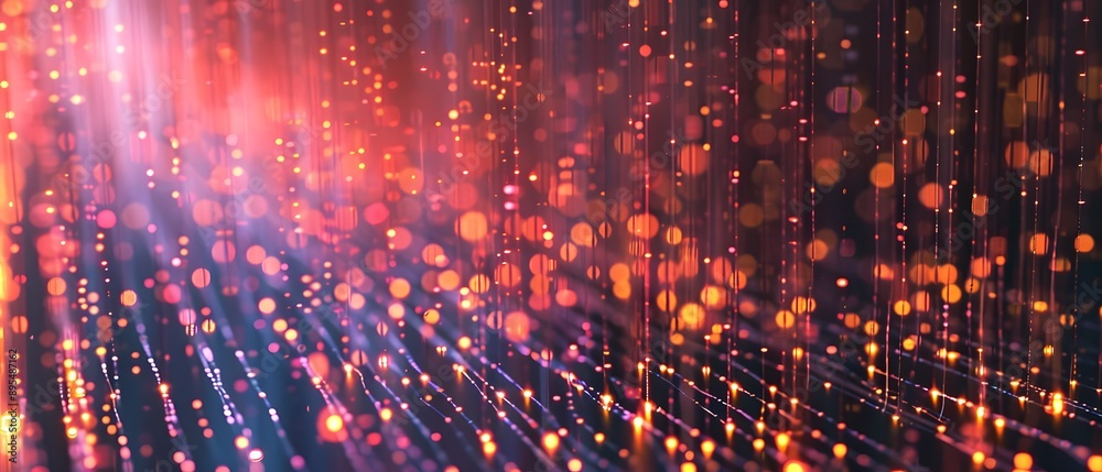 Abstract Orange and Red Lights. Abstract Orange and Red Lights.