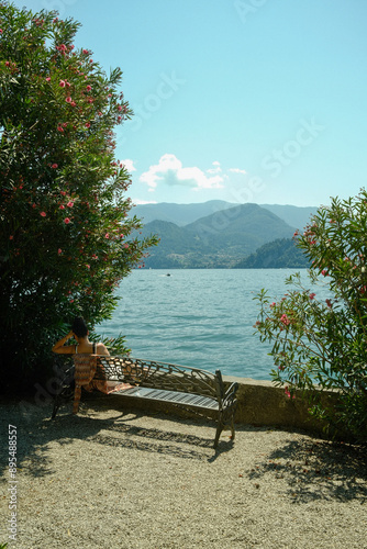 bench in the lake
