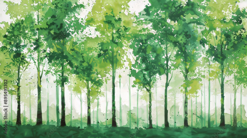 Amidst a vibrant canvas, verdant trees stand tall, their emerald foliage casting a captivating silhouette against a pure white backdrop. These leafy sentinels create a verdant corridor. Amidst a vibrant canvas, verdant trees stand tall, their emerald foliage casting a captivating silhouette against a pure white backdrop. These leafy sentinels create a verdant corridor.