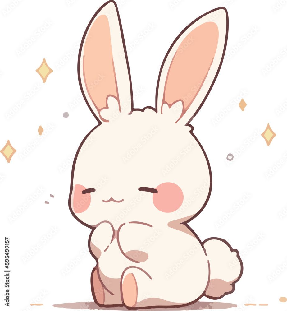 Adorable Cartoon Bunny Adorable Cartoon Bunny