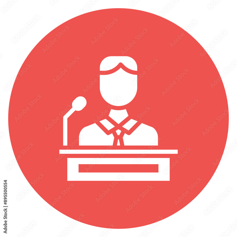 Assistant Minority Leader icon vector image. Can be used for Politics. Assistant Minority Leader icon vector image. Can be used for Politics.