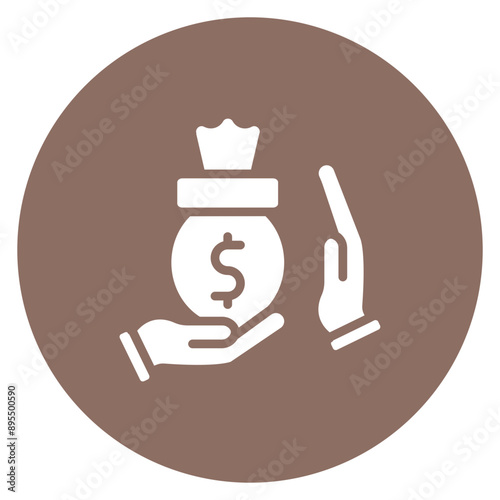Bribery icon vector image. Can be used for Politics.