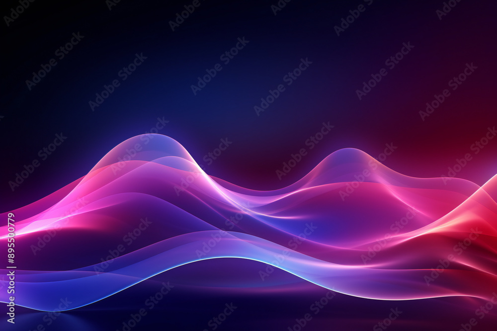 Abstract Waves of background illustration Abstract Waves of background illustration