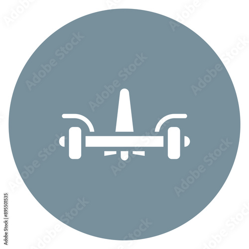 Hoverboard icon vector image. Can be used for Personal Transportation.