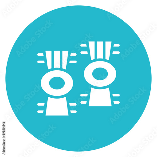 Knee Guards icon vector image. Can be used for Personal Transportation.