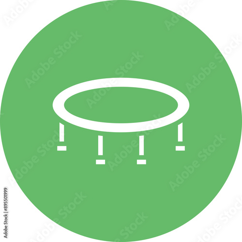 Trampoline icon vector image. Can be used for Sport Equipment.