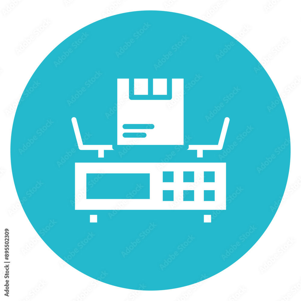 Package Weight Calculator icon vector image. Can be used for Postal Service. Package Weight Calculator icon vector image. Can be used for Postal Service.