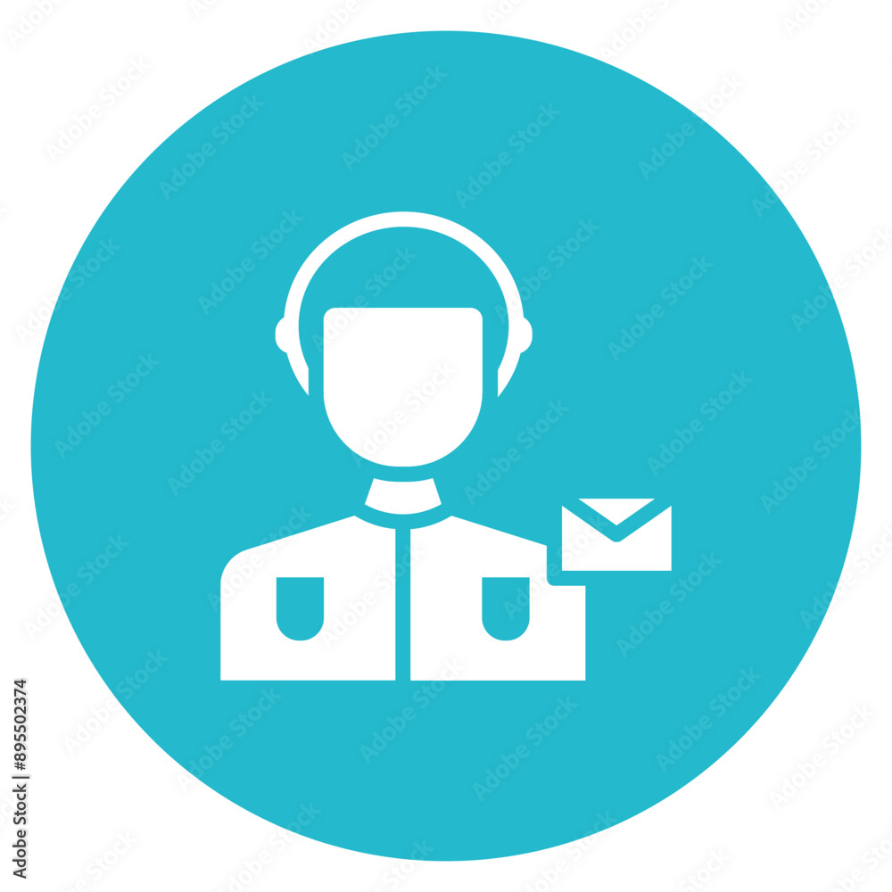 Post Rider icon vector image. Can be used for Postal Service. Post Rider icon vector image. Can be used for Postal Service.