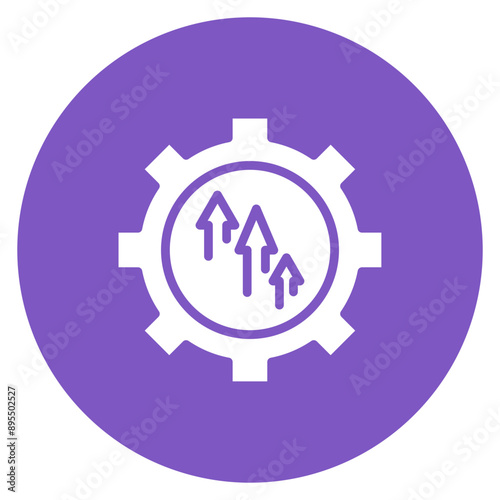 Continuous Improvement icon vector image. Can be used for Project Assesment.