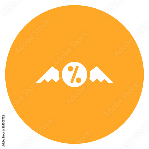 Debt Relief icon vector image. Can be used for Loan.