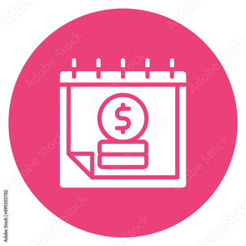 Installment Plan icon vector image. Can be used for Loan.