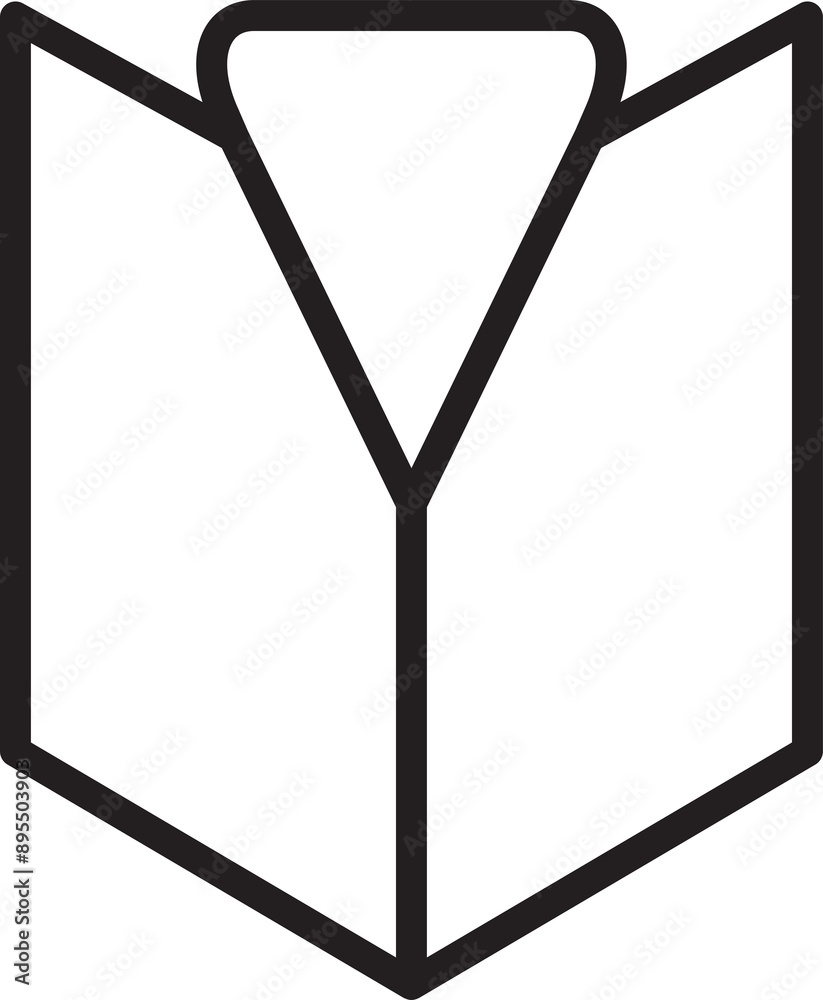 Shield Badge Icon Line Art Shield Badge Icon Line Art