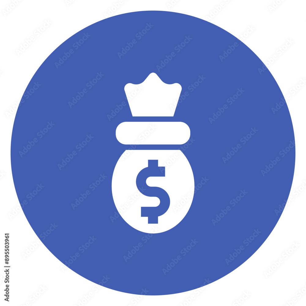 Money Bag icon vector image. Can be used for Loan. Money Bag icon vector image. Can be used for Loan.