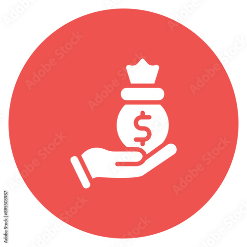 Personal Loan icon vector image. Can be used for Loan.