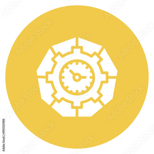 Capacity Planning icon vector image. Can be used for Operations Management.