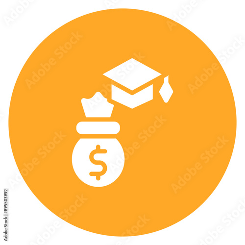 Student Loan icon vector image. Can be used for Loan.