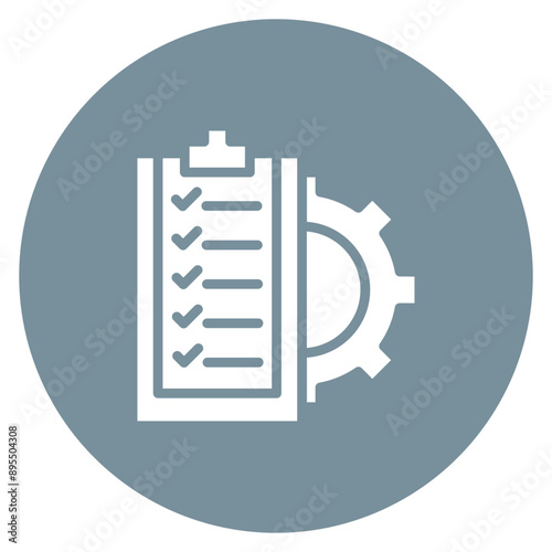 Task Scheduling icon vector image. Can be used for Operations Management.