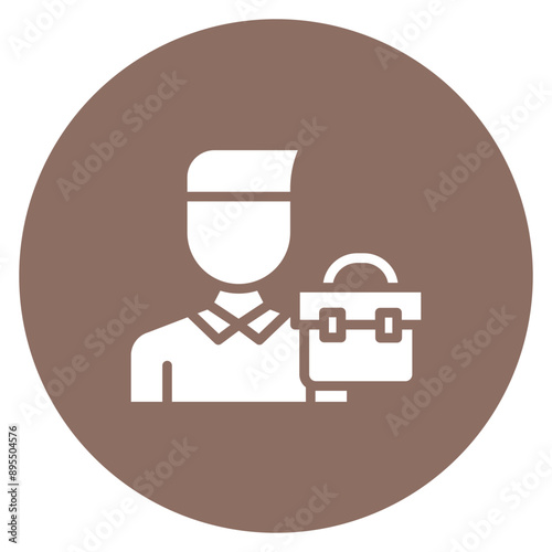 Self Employed icon vector image. Can be used for Freelancer.