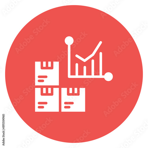 Stock Levels icon vector image. Can be used for Order Fulfilment.
