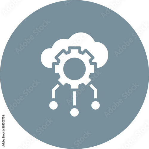 Cloud Services icon vector image. Can be used for Professional Services.