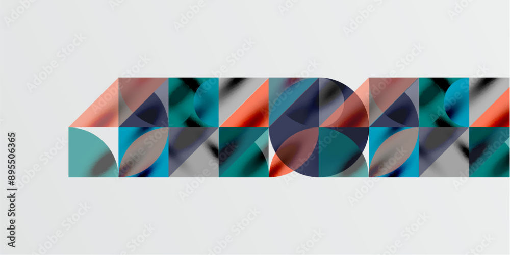 Triangles, round triangles and circles techno art. Vector Illustration For Wallpaper, Banner, Background, Card, Book Illustration, landing page Triangles, round triangles and circles techno art. Vector Illustration For Wallpaper, Banner, Background, Card, Book Illustration, landing page