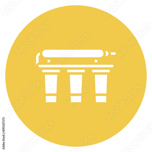 Reverse Osmosis icon vector image. Can be used for Water Treatment.