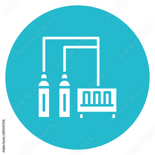 Curing Chamber icon vector image. Can be used for Additive Maufacturing.