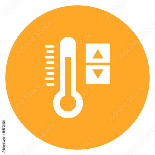 Temperature Control icon vector image. Can be used for Additive Maufacturing. photo