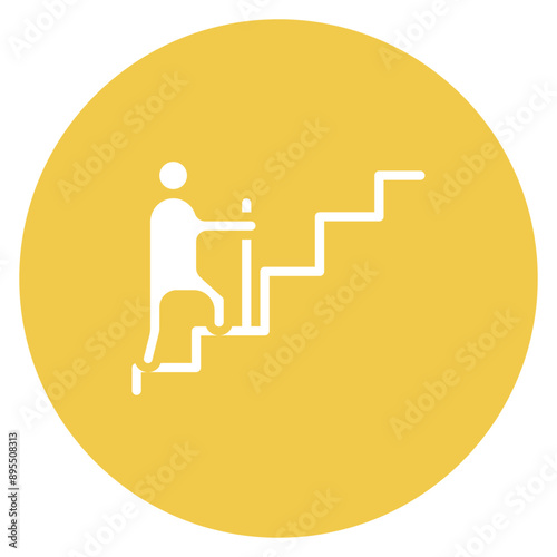 Climbing Grade icon vector image. Can be used for Rock Climbing.