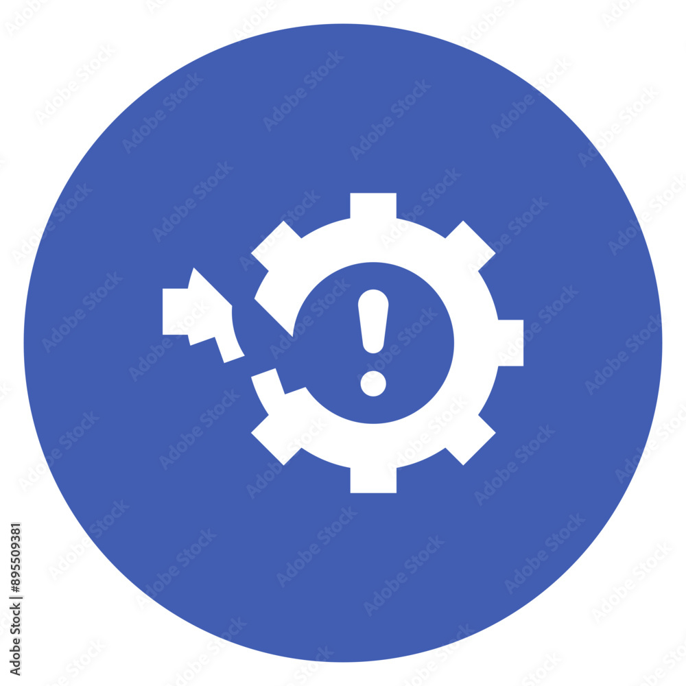 Operational Disruption icon vector image. Can be used for Business Risks. Operational Disruption icon vector image. Can be used for Business Risks.