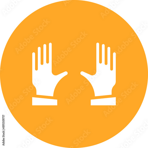 Hands icon vector image. Can be used for Sun Protection.