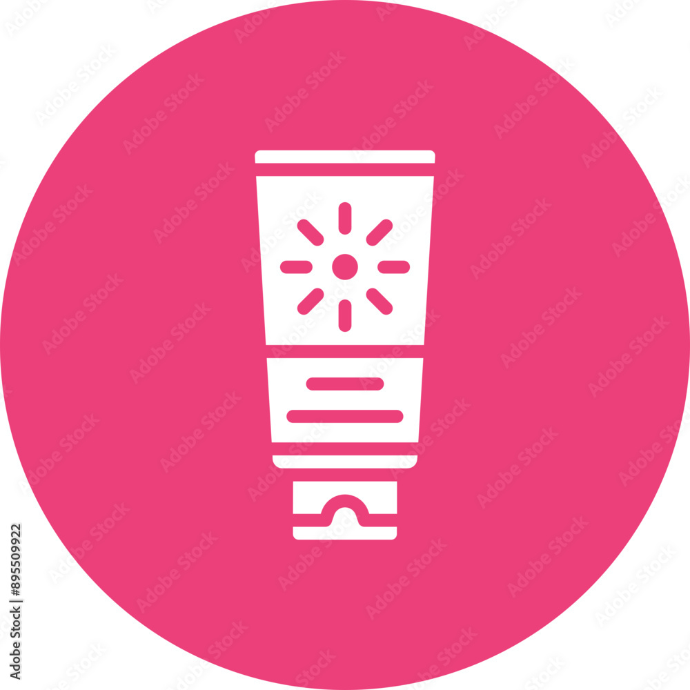 Sunscreen icon vector image. Can be used for Sun Protection. Sunscreen icon vector image. Can be used for Sun Protection.