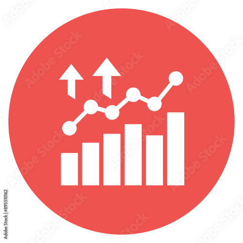Growth icon vector image. Can be used for Organization.