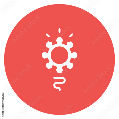 Innovation icon vector image. Can be used for Organization.