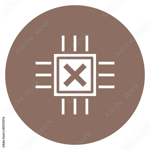 Hall Effect Sensor icon vector image. Can be used for Sensors.
