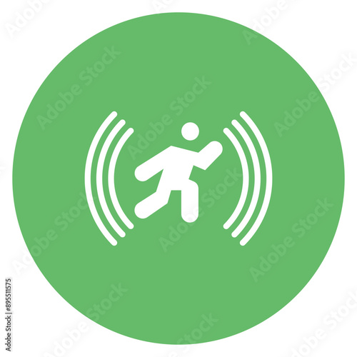 Motion Sensor icon vector image. Can be used for Sensors.