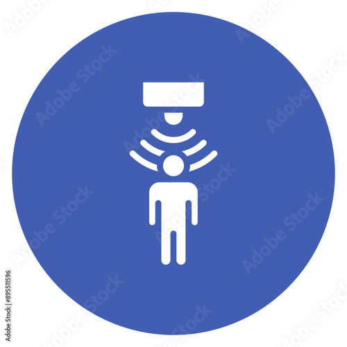 Presence Sensor icon vector image. Can be used for Sensors.