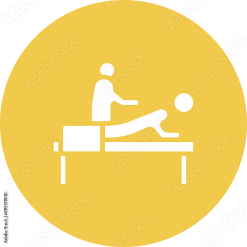 Massage icon vector image. Can be used for Physical Wellbeing.
