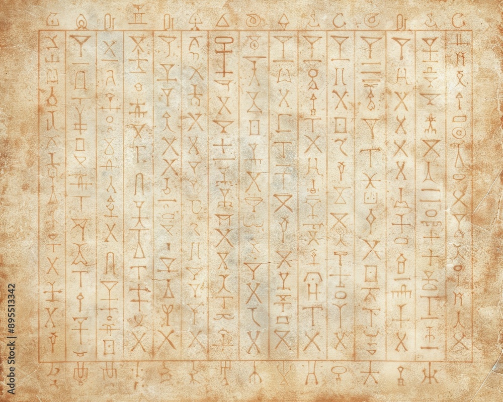 Ancient Writing on Old Paper Ancient Writing on Old Paper